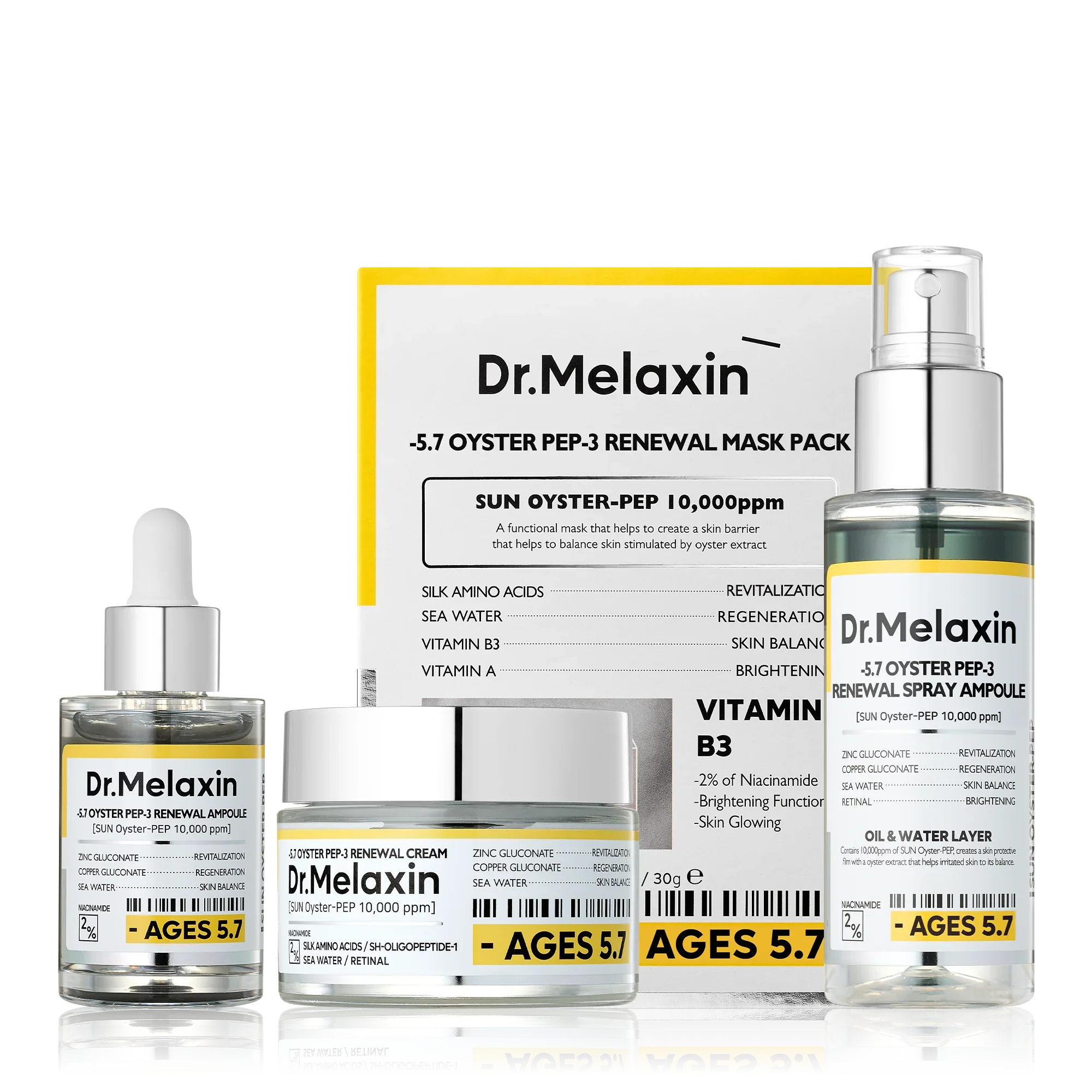 Oyster Pep-3 Renewal Anti-Aging Line