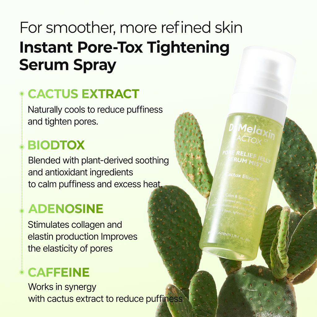 CACTOX Pore Relief Jelly Serum Mist