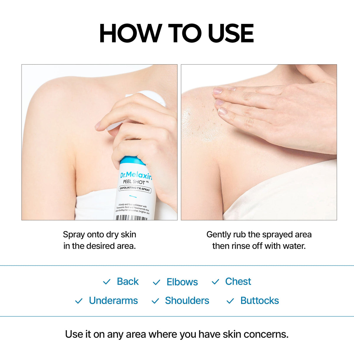Peel Shot Exfoliating TX Spray