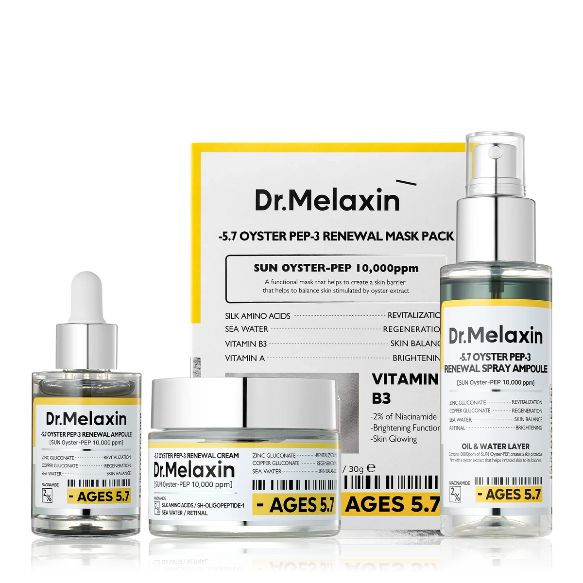 Oyster Pep-3 Renewal Anti-Aging Line