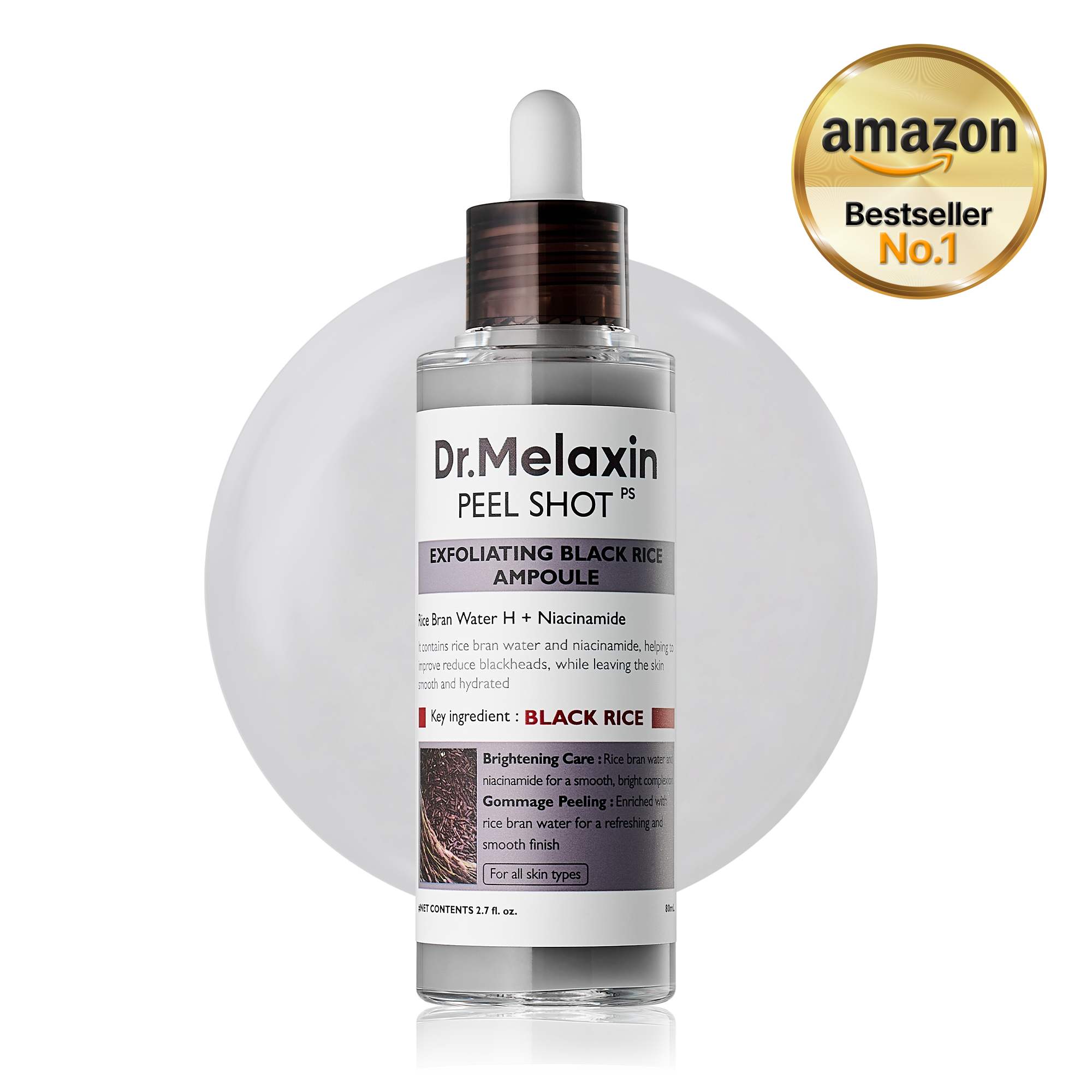 [Amazon #1] Peel Shot Black Rice Ampoule